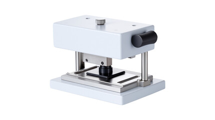 Compact manual stamping press machine for industrial and crafting use