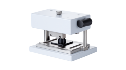 Compact manual stamping press machine for industrial and crafting use