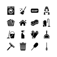 House Cleaning Service Tools and Equipment Collection