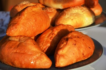 fresh baked croissants