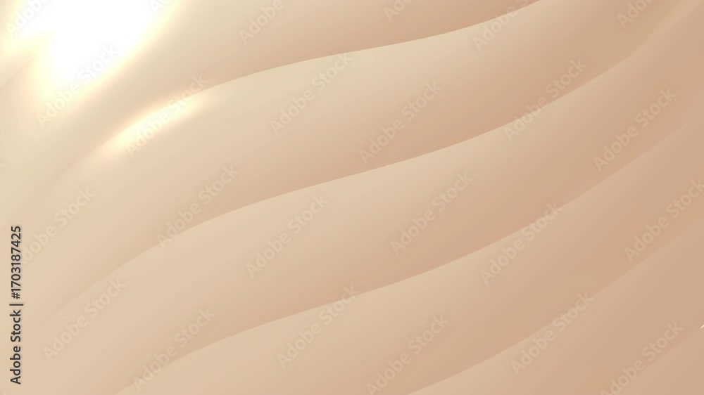 Poster beige wavy gradient background animation. smooth, seamless loop with a soft, warm glow. perfect for 