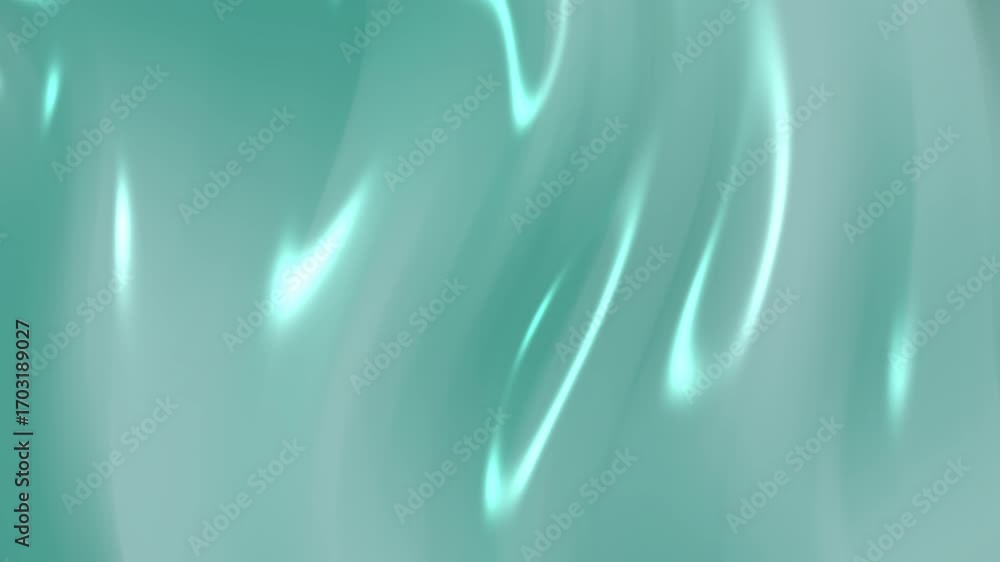 Aufkleber teal liquid gradient background. smooth flowing motion creates a calming, elegant visual. perfect fo