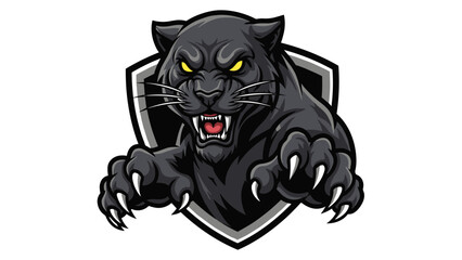 Obraz premium Fierce Panther Mascot Logo Illustration for Sports Team and Graphic Design