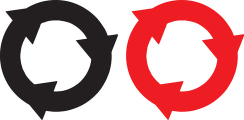 black, design, illustration, recycle, icons, vector, arrows
