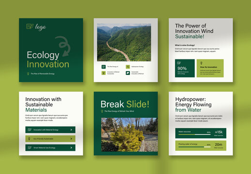 Ecology Social Media Layout
