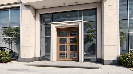  Office building door