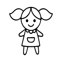 Simple Doodle of a Girl