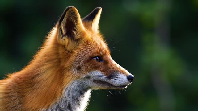 Nature's Beauty: Portrait of a Fox