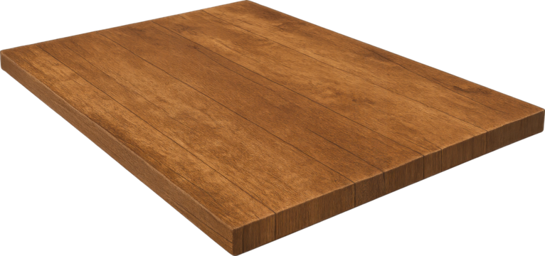 Wooden table top transparent background