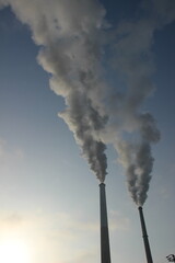 『周南コンビナート　エントツの煙! 』山口県観光　 SDGs  地球環境 