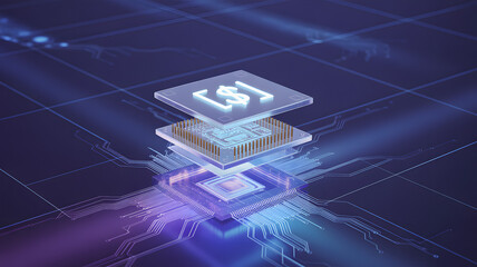 Digital currency with financial technology and modern circuit design