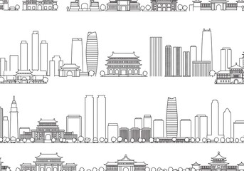 Beijing's Rhythmic Skyline