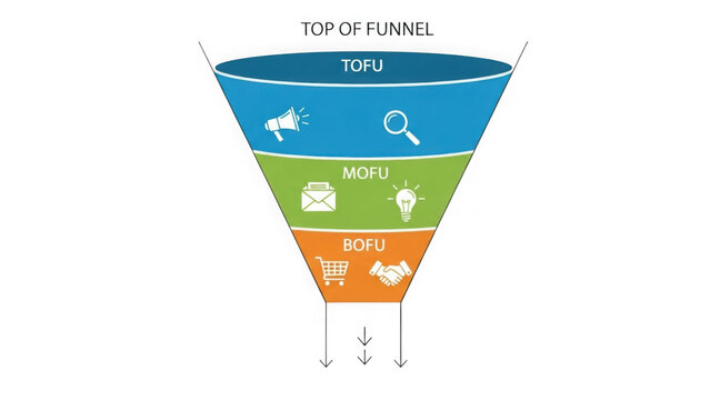 Marketing Funnel Stages Tofu Mofu Bofu