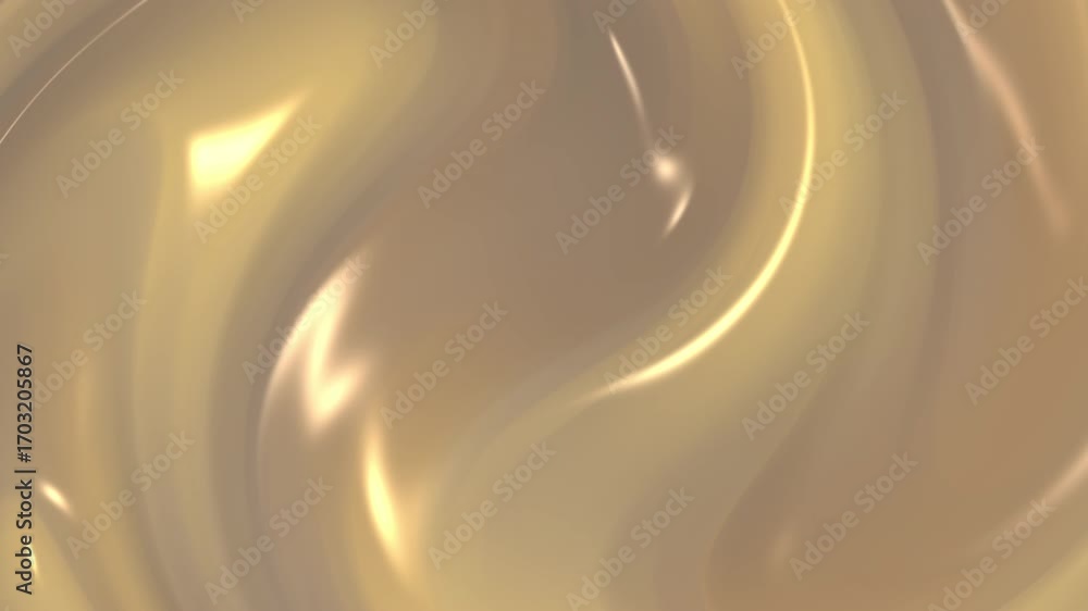 Poster golden brown hues create a luxurious gradient background. the smooth swirling animation is seamless 