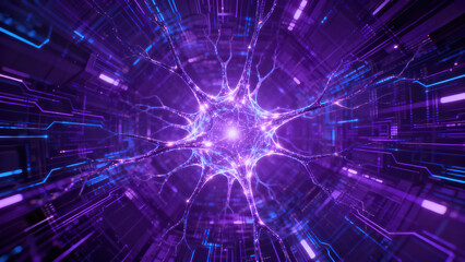 Obraz premium abstract technology background with binary code