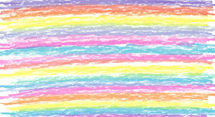 Vibrant crayon strokes background featuring a rainbow of pastel colors