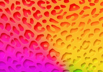 Obraz premium abstract colorful background with animal print