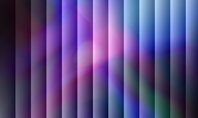 Abstract Gradient Striped Background with Colorful glass texture, Light Effects