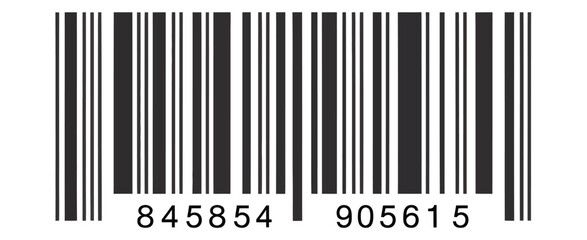 Detailed close-up of a universal product code barcode against a white background, symbolizing retail, commerce, and product identification