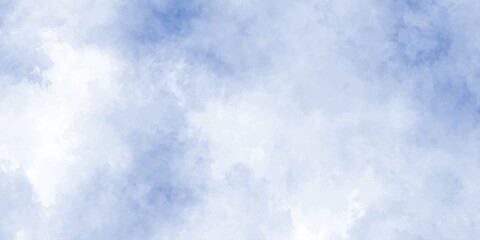 Abstract Sky blue, cloud background,Panorama landscape white texture of cloudy   .Creative design with grunge aquarelle paper textured canvas for vintage design, 
