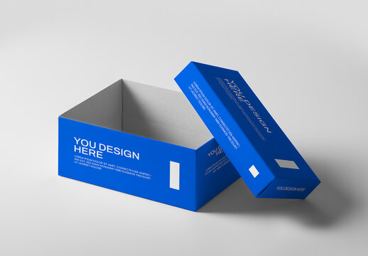 Shoe Box Mockup Mockup
