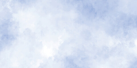Abstract Sky blue, cloud background,Panorama landscape white texture of cloudy   .Creative design with grunge aquarelle paper textured canvas for vintage design, 
