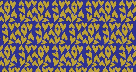 seamless pattern with abstract geometric shapes hearts