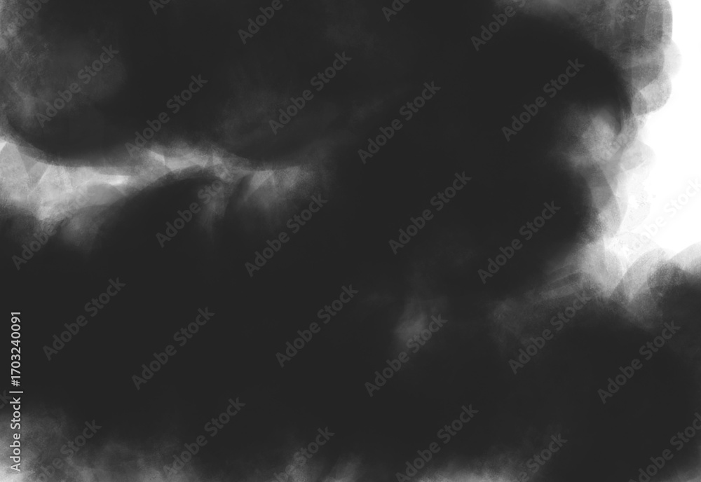 Poster abstract dark smoke texture overlay for dramatic effects a transparent background element for digita