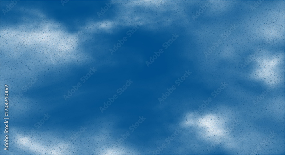 Poster serene blue sky cloudscape on transparent background a versatile design element for digital composit