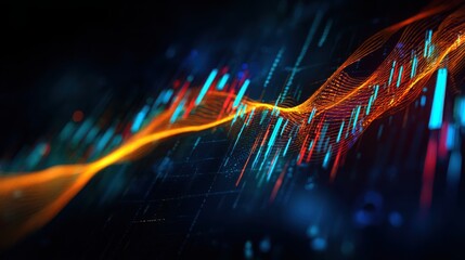 Obraz premium Colorful abstract background featuring vibrant patterns and textures that inspire creativity and imagination