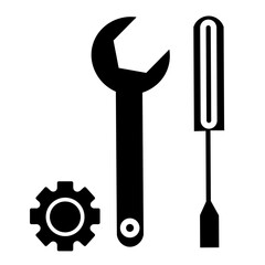 wrench and screwdriver icon