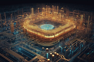 Golden Quantum Processor. Generative AI.