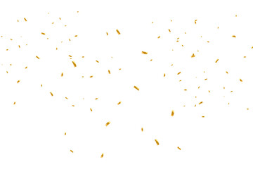 Fototapeta premium 3D Dynamic golden confetti background.