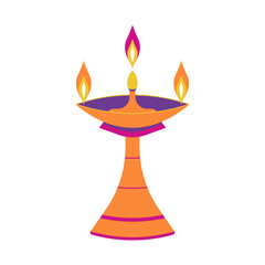 Colorful Diwali Festival Illustration