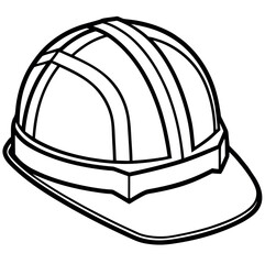 A colorful set of various safety helmets and hard hats for work protection