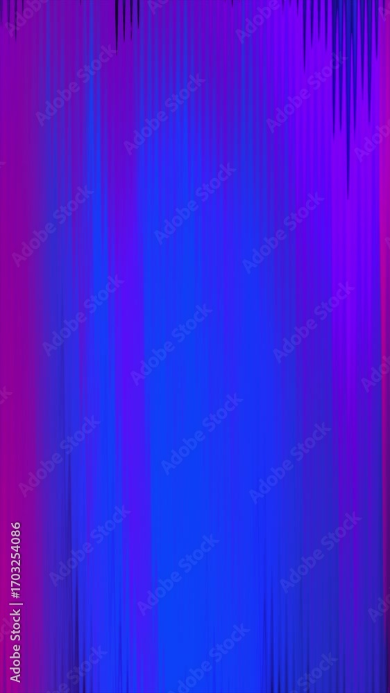 Poster vibrant abstract background with flowing vertical streaks of electric blue and magenta creating a dy
