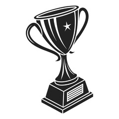 Classic Trophy Design, Award, Championship, Victory, Achievement, Recognition.
