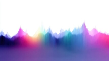 Abstract colorful watercolor painting on white background