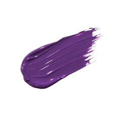 Purple Lipstick Swatch Isolated on White Background