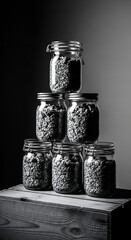 black and white sugar