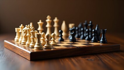 chess pieces on a chessboard