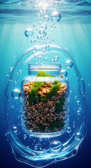 tropical fish in water