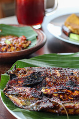 grilled seafood. grilled fish. grilled squid.