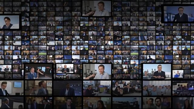 Conference Montage Showcasing Various Sessions and Speakers Generative AI - Powered by Adobe