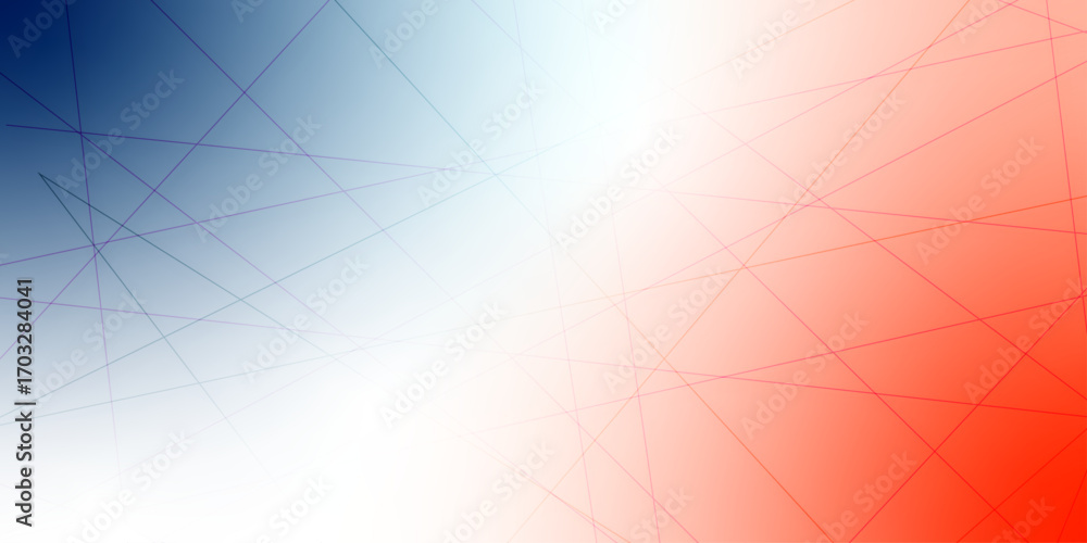 Poster a modern abstract background with a subtle network of intersecting lines, overlaid on a vibrant grad