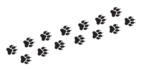 Transparent PNG available
Pet paw icon set. Heart with dog, cat pet footprint. Paw print sign and symbolvector illustration.