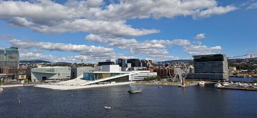 Oslo Waterfront on a Sunny Day