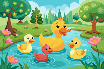 animals in the woods