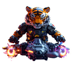 Tiger pilot spaceship