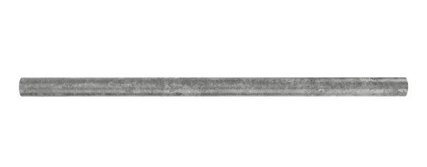 This digital illustration shows a distressed metal bar with a highly detailed, aged texture. A versatile graphic for industrial and architectural projects.